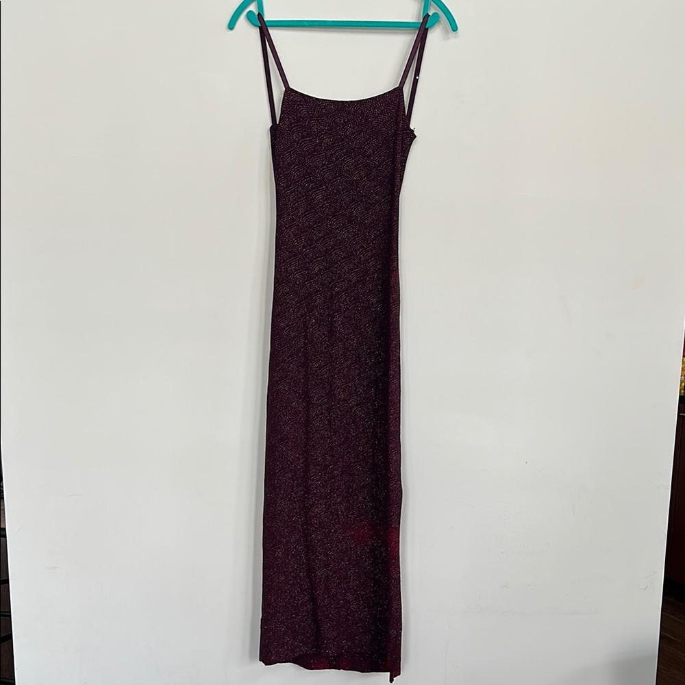 Elegant Purple Maxi Dress